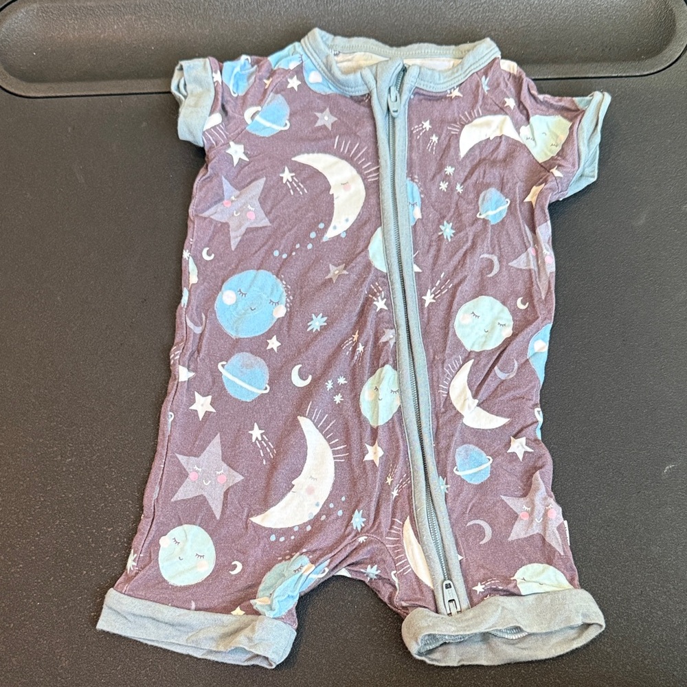 Little Sleepies Shorty Zippy - To the Moon & Back
